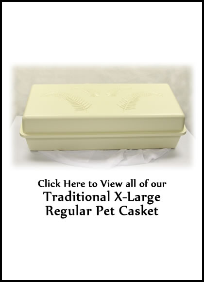 Traditional X-Large Regular Pet Casket