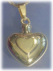 Double Heart Pet Cremation Jewelry